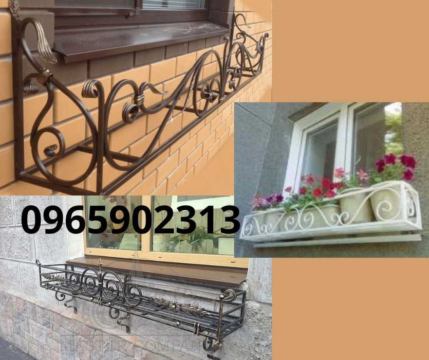 Квітнички для вікон