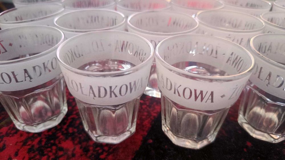 Kieliszki ŻOŁĄDKOWA edycja limitowana - 107 szt.