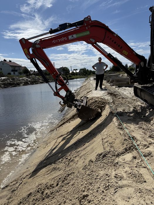 Usługi koparkami | Wyburzenia | Prace ziemne | Zbiorniki retencyjne