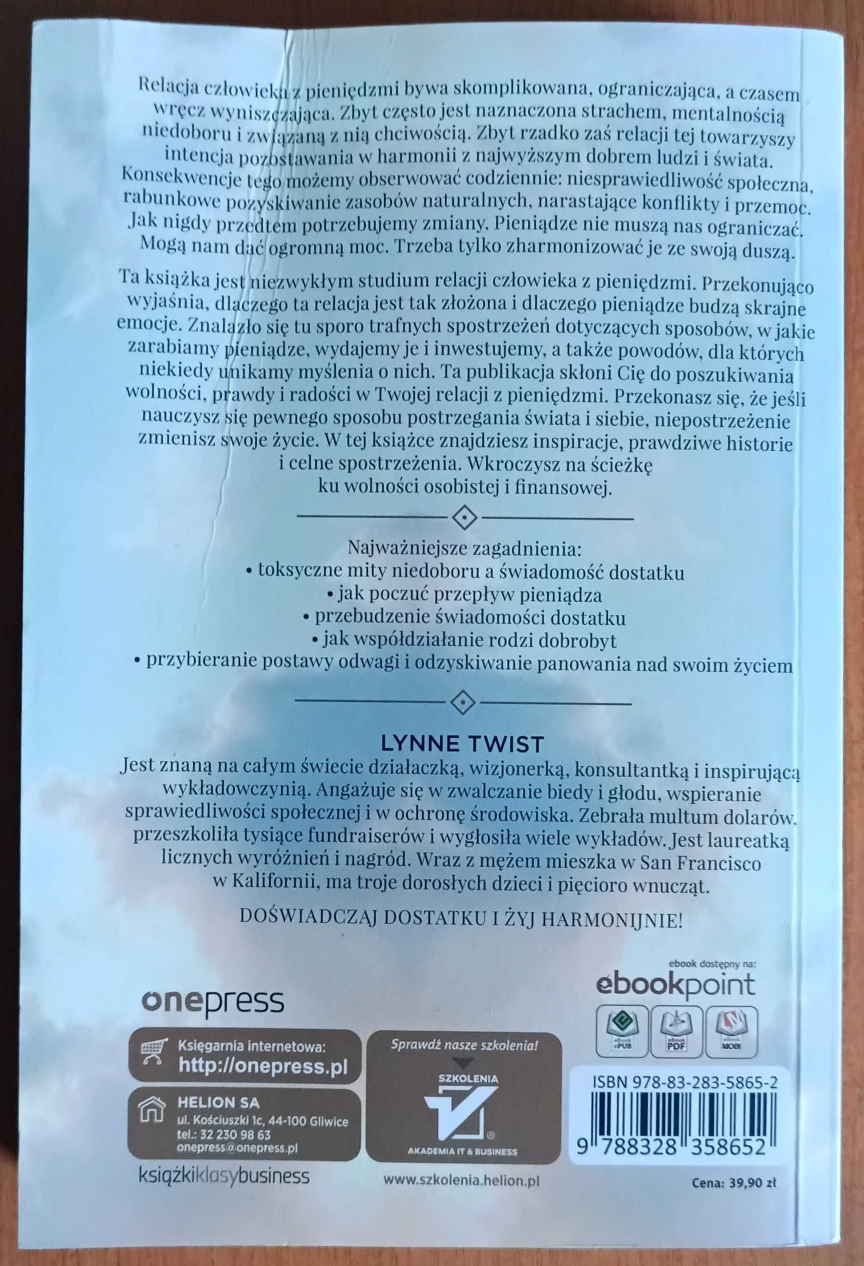 Lynne Twist, Jack Canfield "Pieniądze płyną z duszy"
