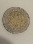 Moeda 2 € com erro de escrita (Bundesrepublik Deutschland)