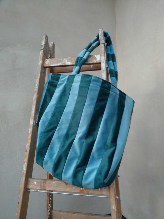 Torebka shoperka torba letnia kolekcja Velvetowa lato supper bag