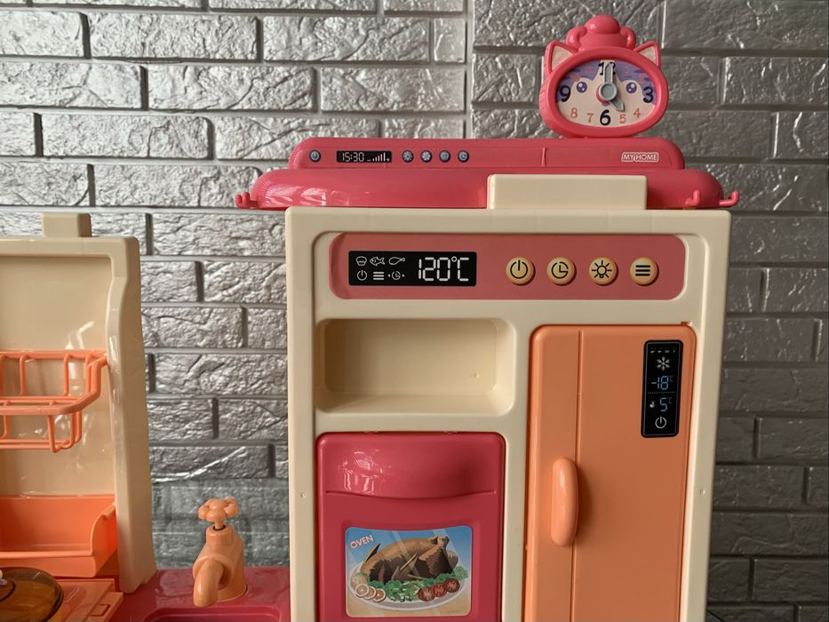 Детская кухня + посуда, (74 см)