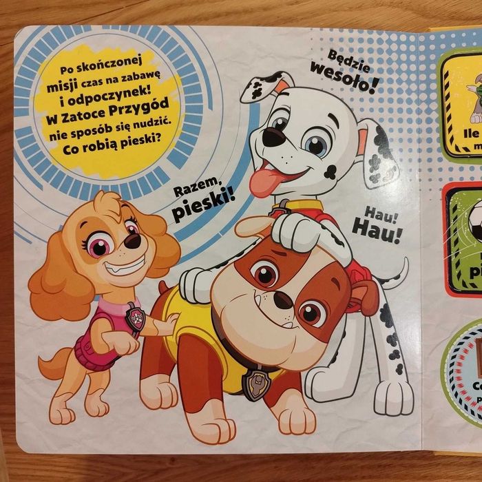 Książka Psi Patrol okienka