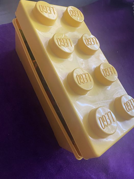 Klocki lego z pudełkiem