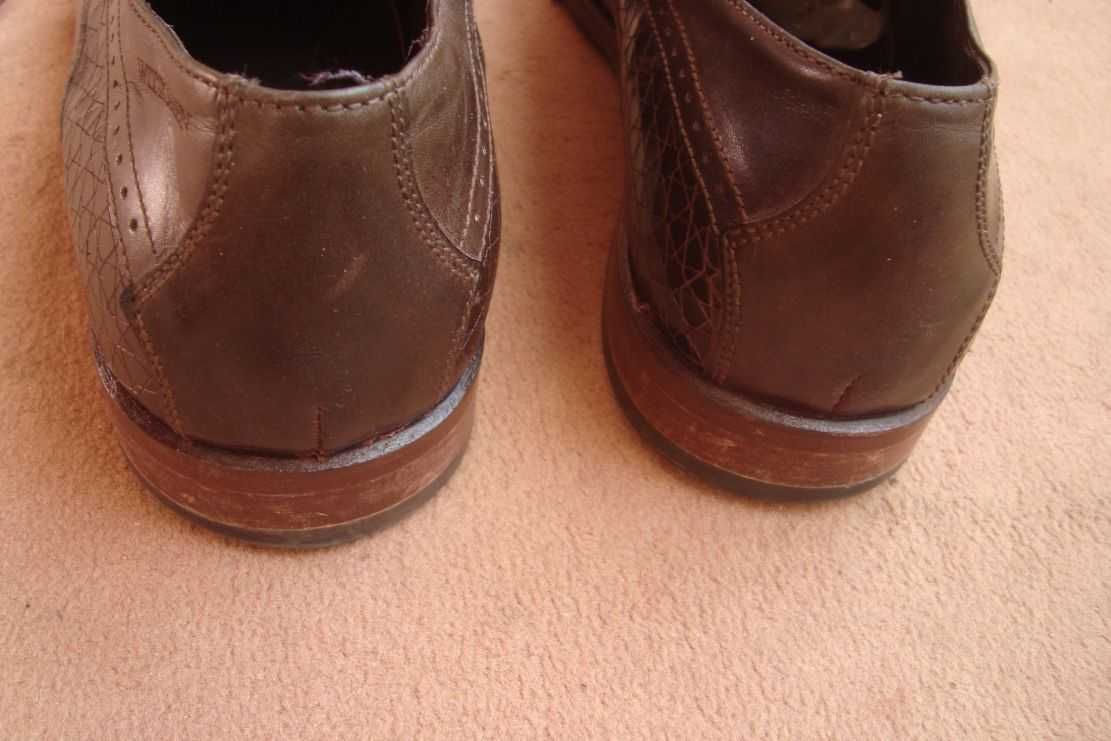 eleganckie buty półbuty skóra naturalna rozm 42 wittchen