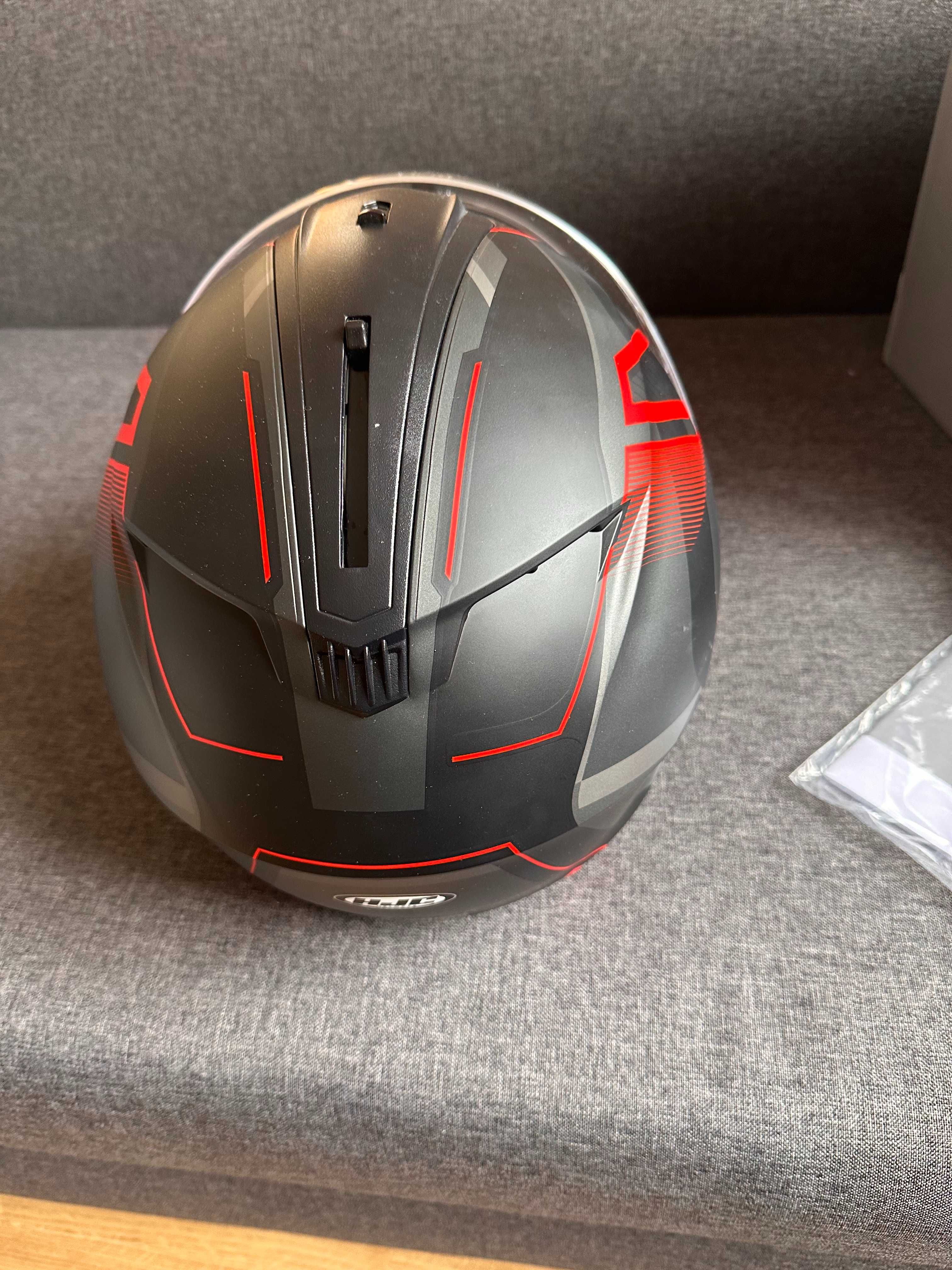 Kask motocyklowy HJC C 70 BLACK/RED rozmiar XL - igła!!!