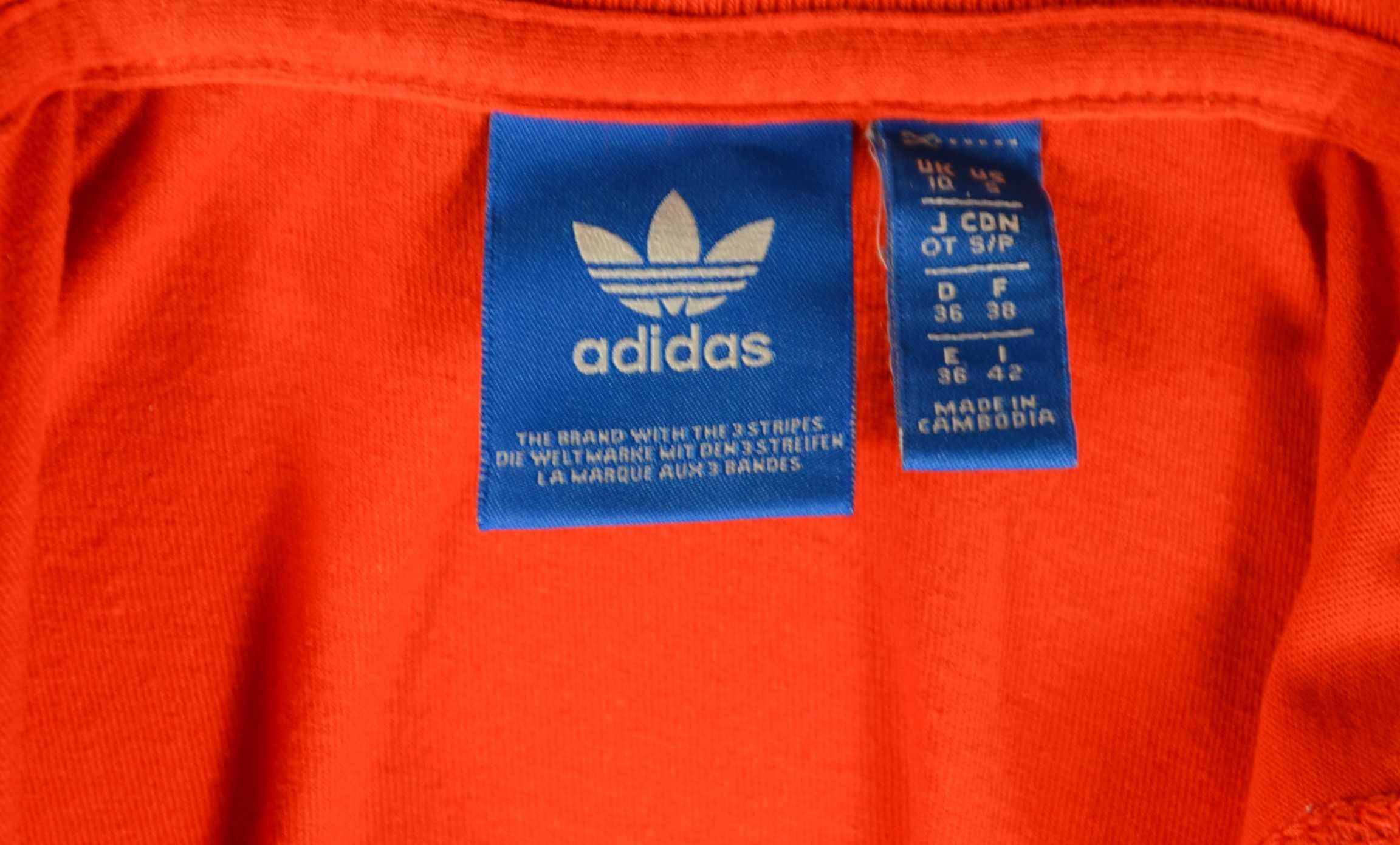 ADIDAS Originals Trefoil Koszulka Damska E 36 Oryginalna Super Stan