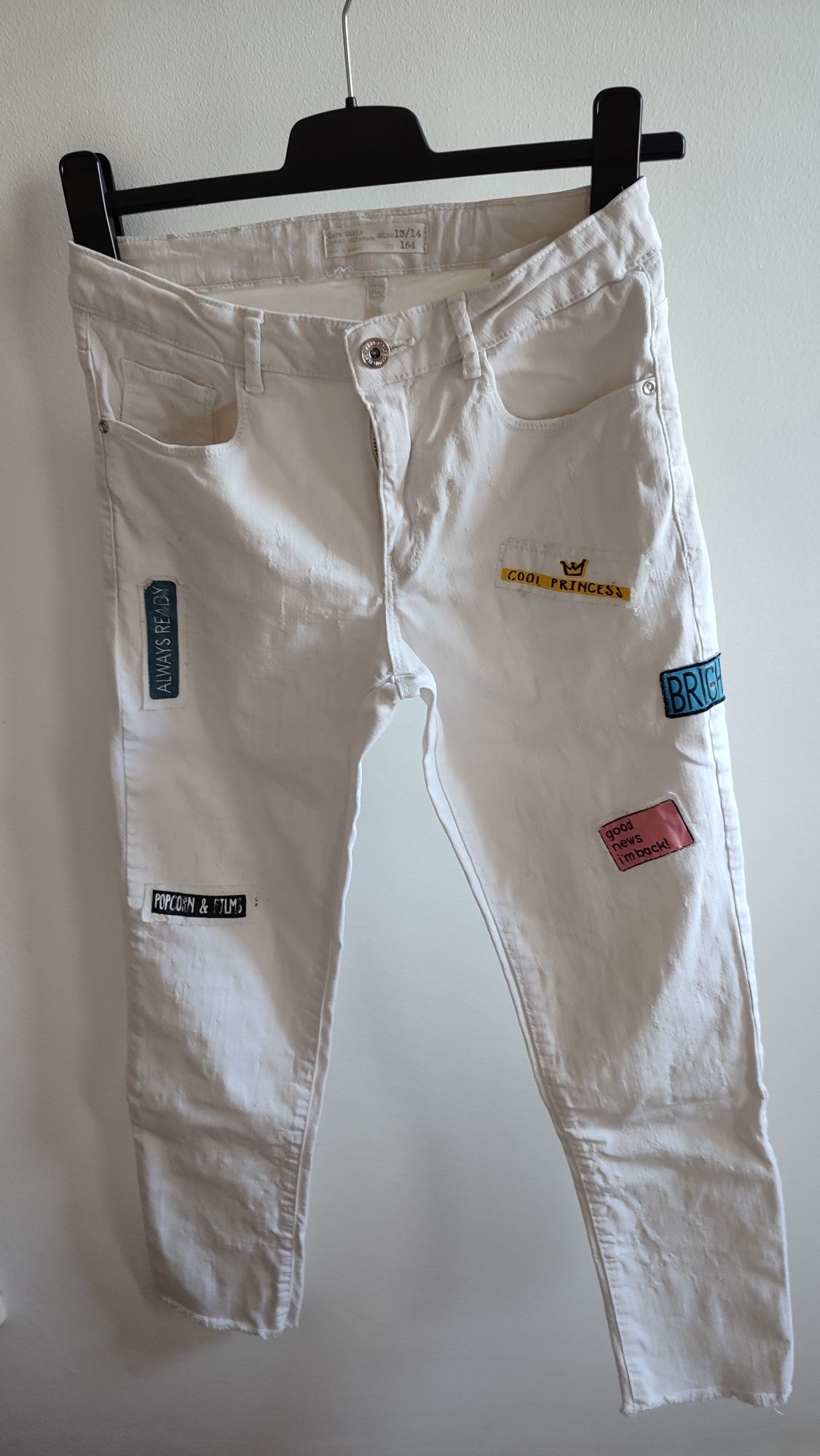 Calça Zara Girls com aplicações