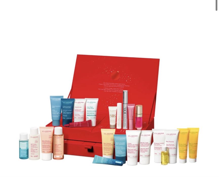 Адвент-календарі косметики Kiehls, Clinique, Rituals, Kiko, Clarins