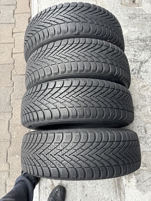 185.60.15 opony zimowe pirelli super stan z montazem