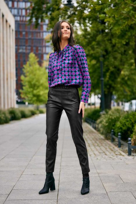 ROCO  spodnie eko skóra XS / 34