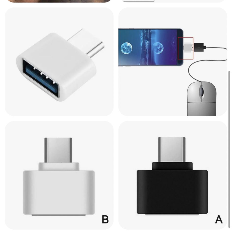 Adaptador portatil Macbook apple Type C para USB