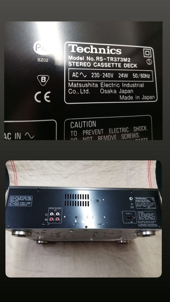 Odtwarzacz Technics RS-TR373M2