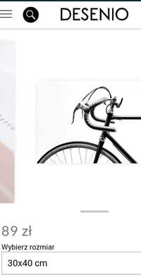 Plakat desenio kolarka rower 40x30cm