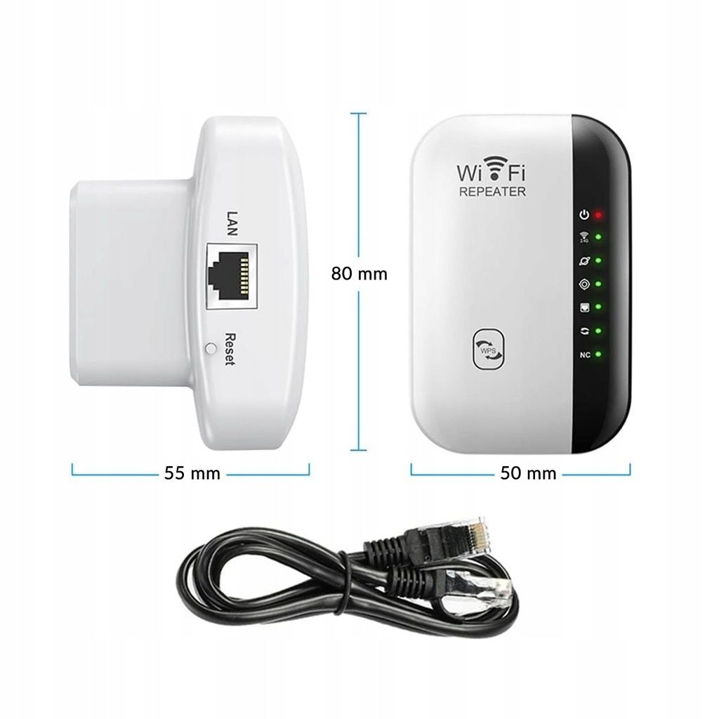 Wzmacniacz sygnału Wi-Fi 300 MB/s Mocny AP point