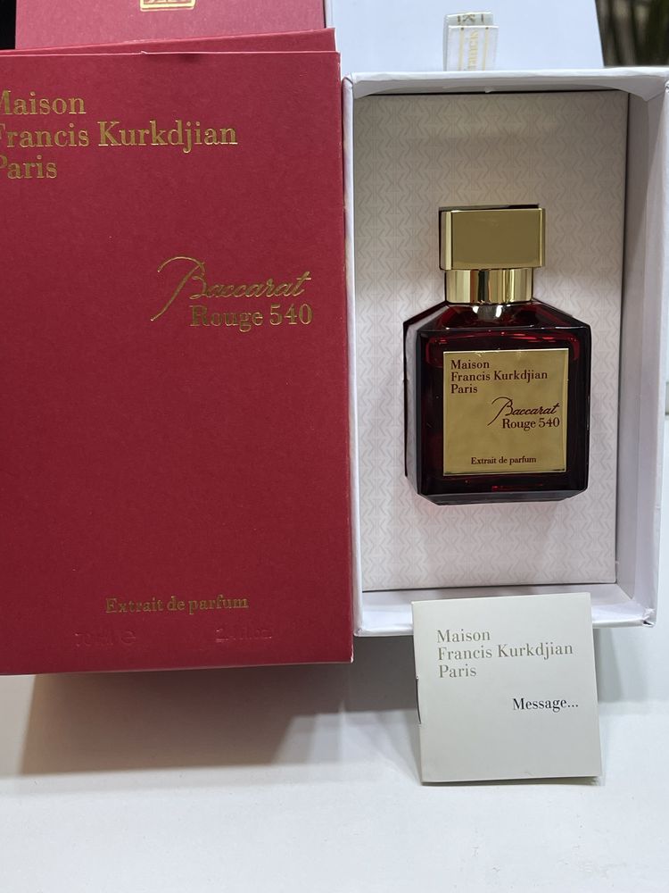 Оригинал ! Maison Francis Kurkdjian Baccarat Rouge 540 Extract