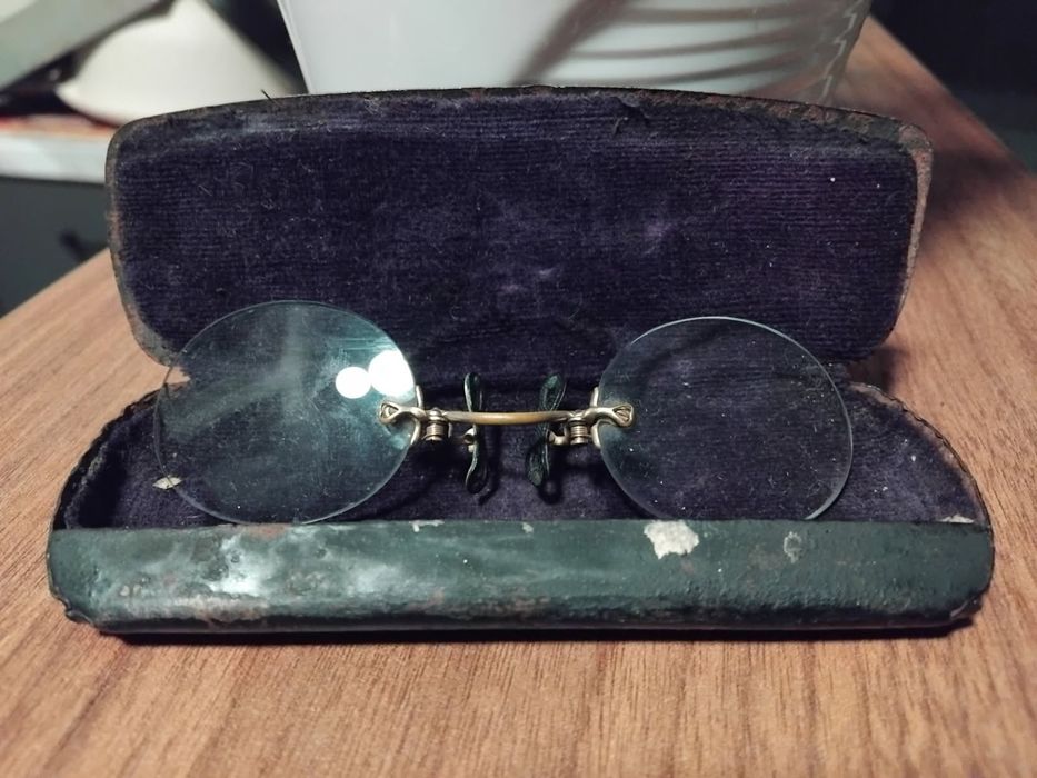 Binokle okulary 1880