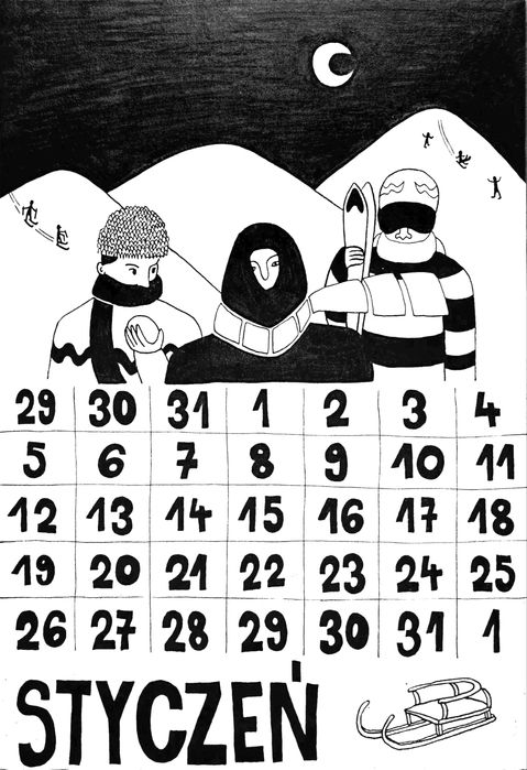 Kalendarz 2026 handmade