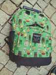 Mochila minecraft com rodinhas