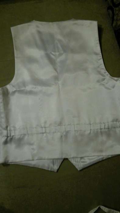 Biała Kamizelka ślubna, wesele, wraz z musznikiem r. L