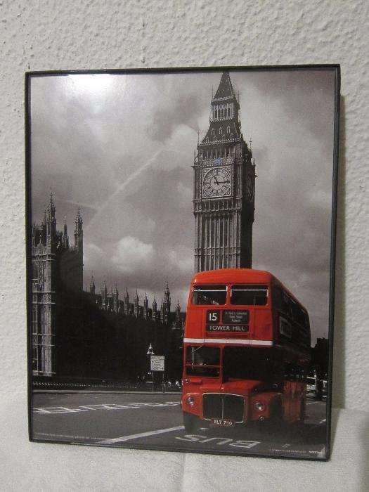 Quadro Novo Imagem Londres: Big Ben, Abadia de Westminster e Routemast