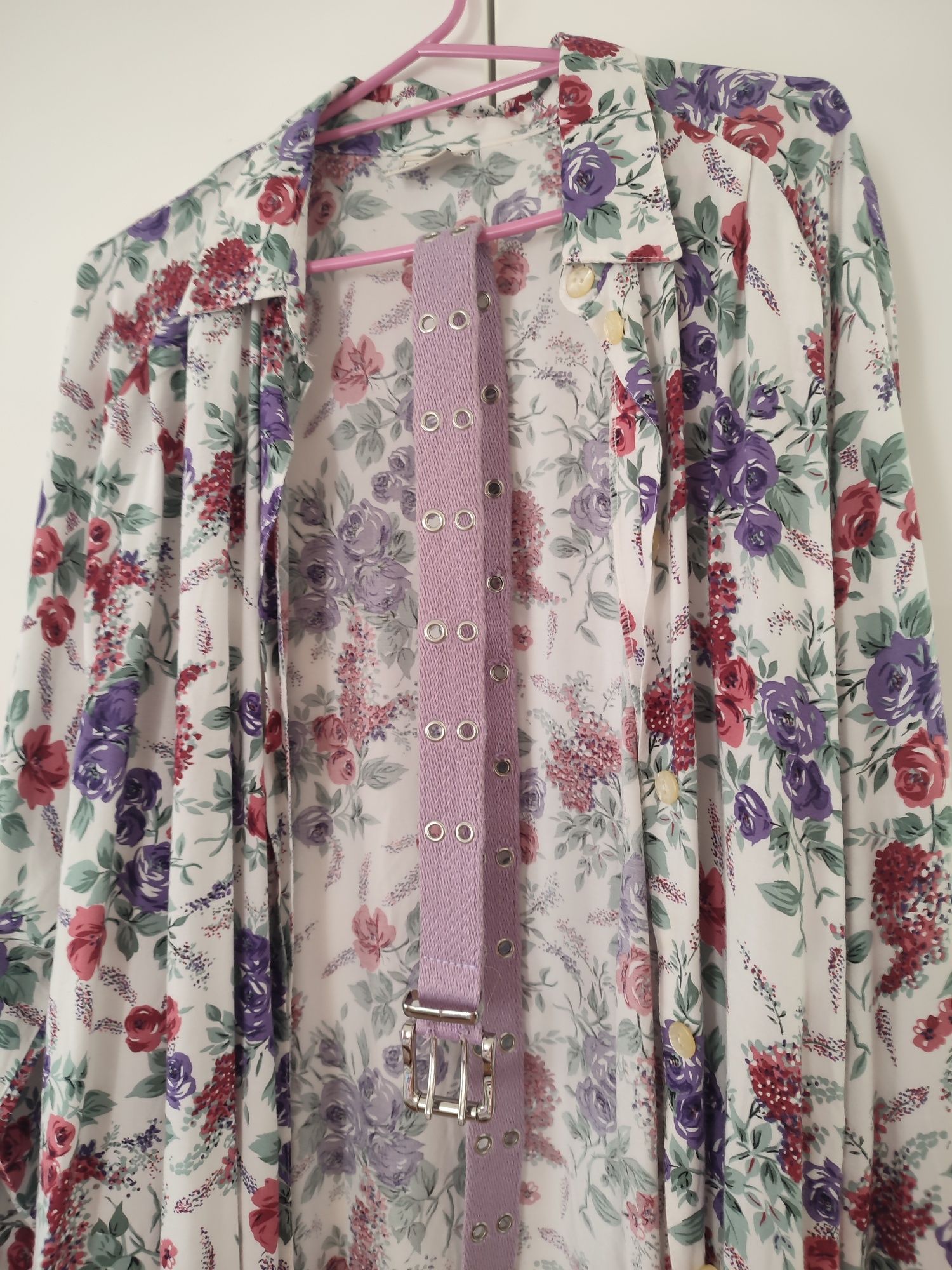 Bluzka długa z paskiem.XL/XXL. Today z wiskozy.