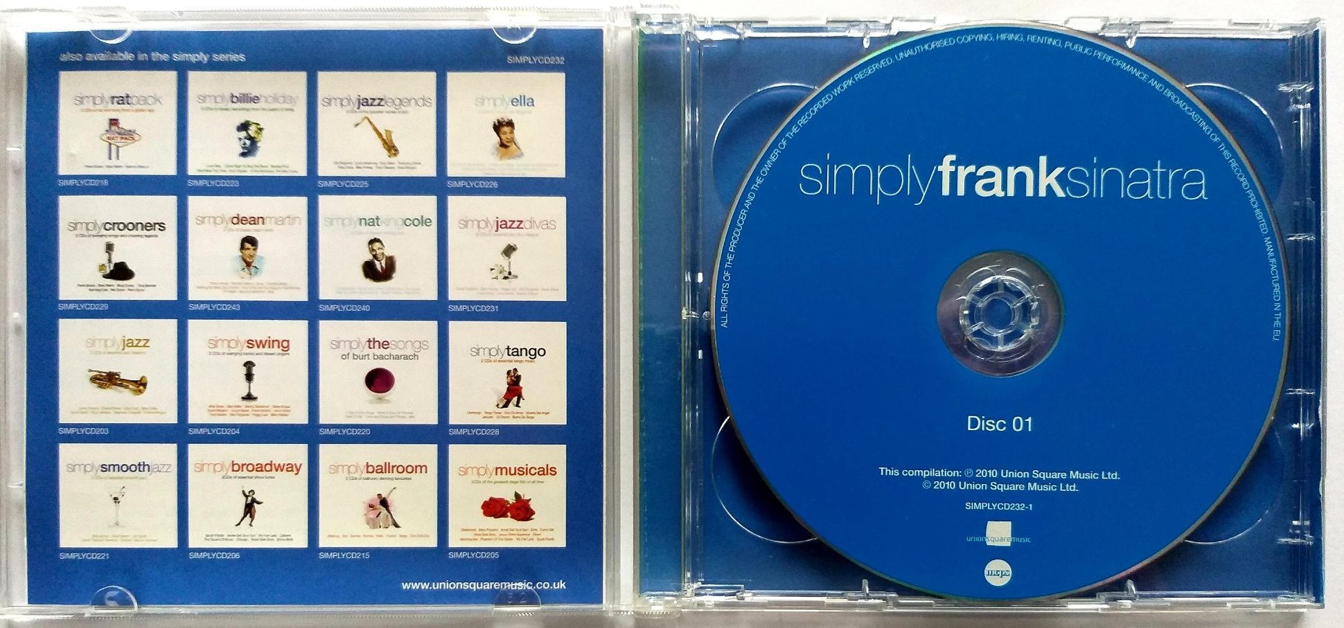 Frank Sinatra Simply Frank Sinatra 2CD 2010r