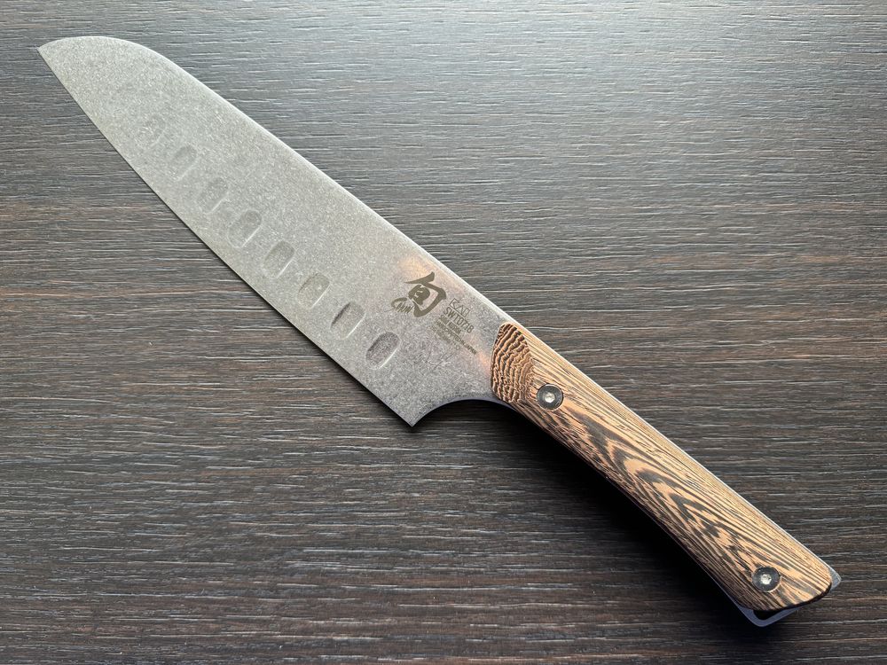 Японский профессиональный кухонный нож Shun Kanso Santoku