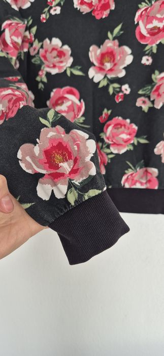 Cienka bluza damska w kwiaty H&M XS