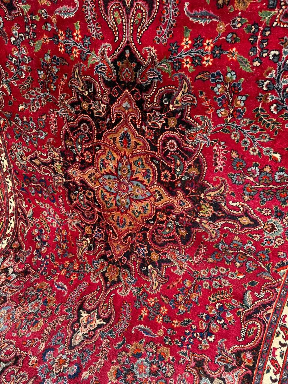 Dywan kaszmirowy r.tkany perski Iran Mesched 365x250 galeria 25 tys