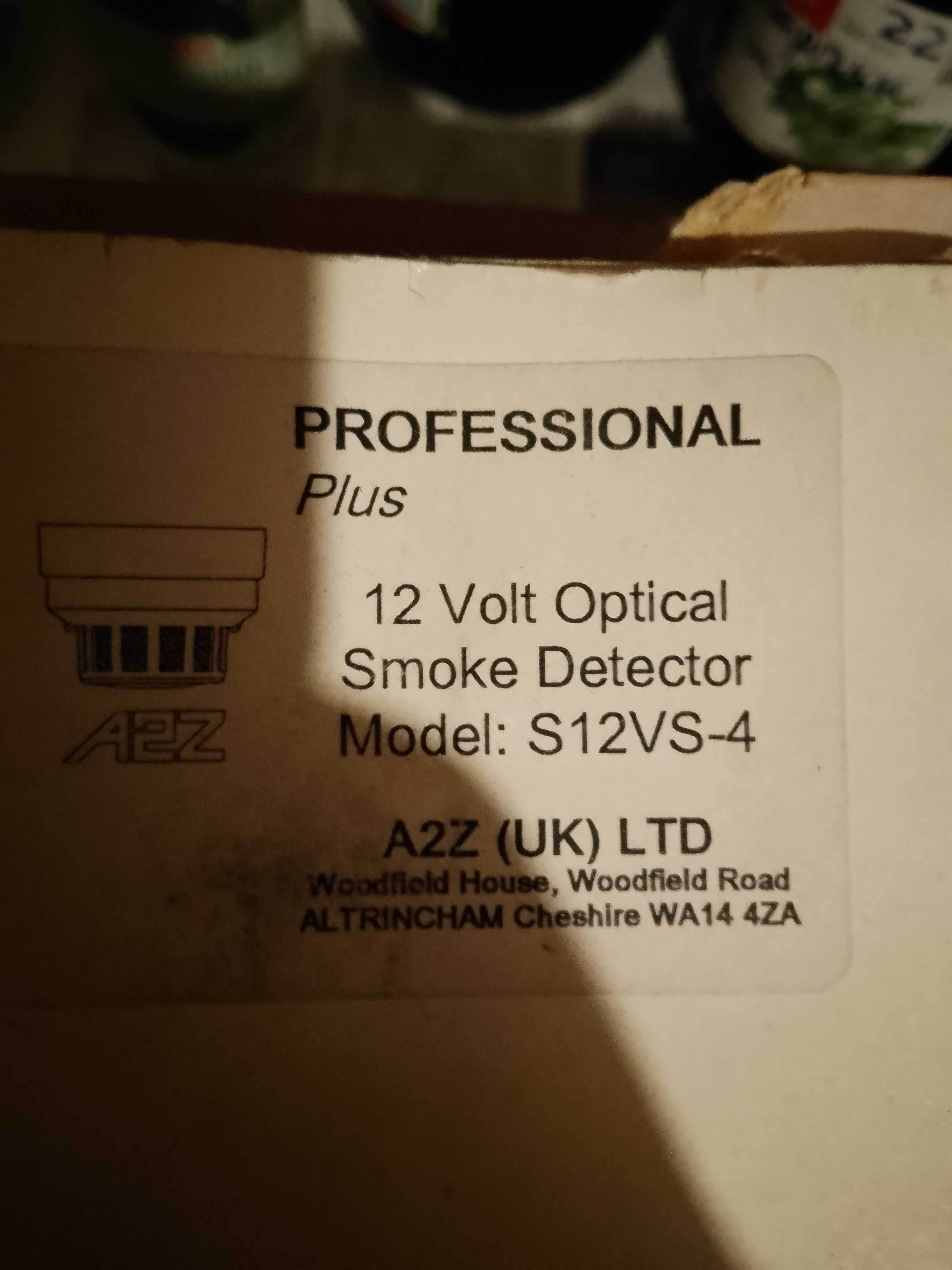 Professional plus 12 volt optical smoke detector model type S12VS-4