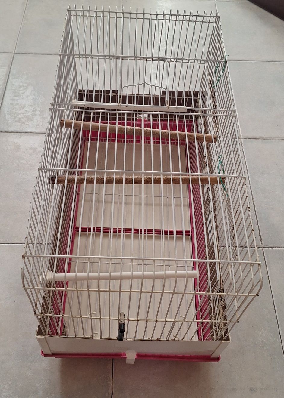 Gaiola para pássaros - Rosa