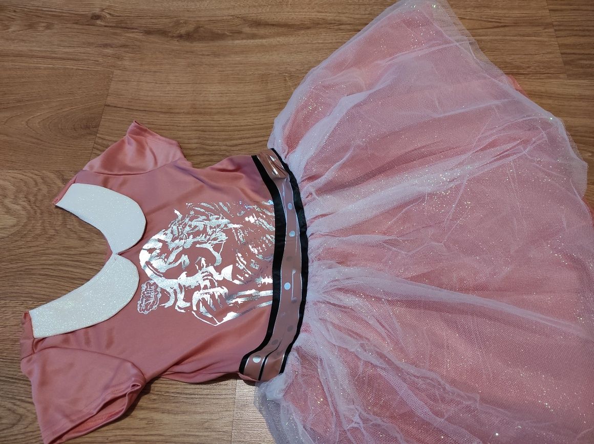Strój karnawałowy, przebranie, Disney Violetta, 134, idealny stan
