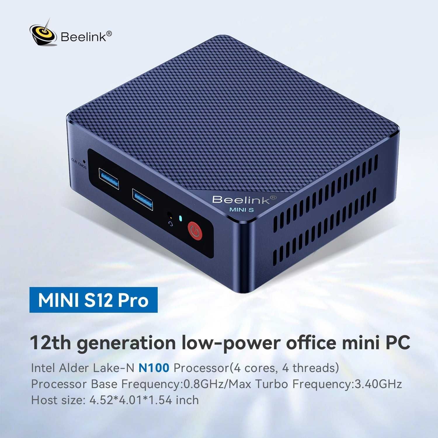 Мини ПК Beelink MINI S12 PRO [16/500 Гб]
