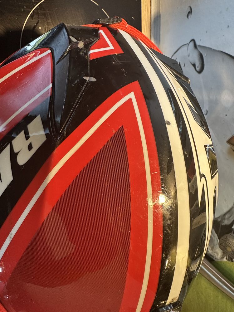 Kask cross z goglami fly w gratisie rozmiar xl