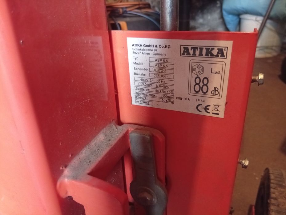 Łuparka hydrauliczna ATIKA ASP 5,5