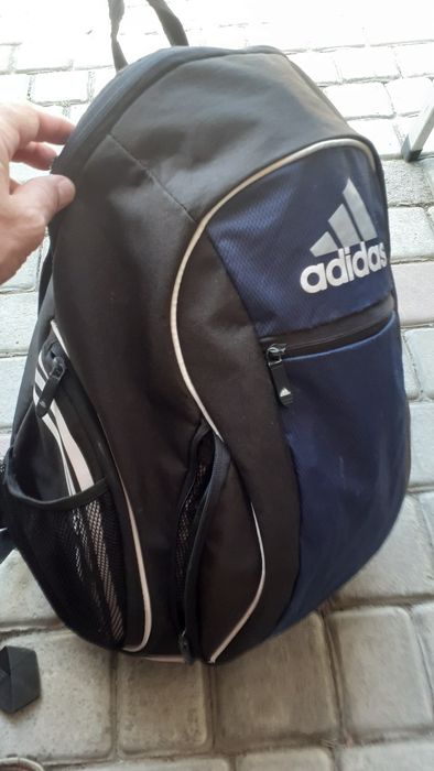Спортиный рюкзак Adidas.Оригинал 55*30*25смЧерно-синий.35-40L