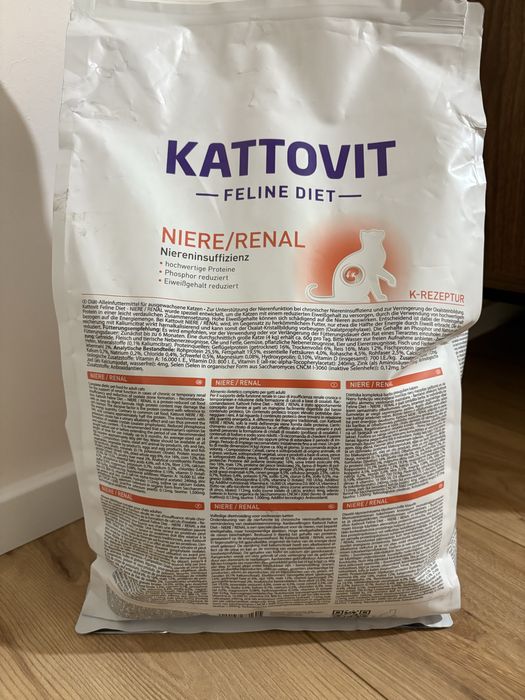 Kattovit karma sucha dla kota Renal Niere dla nerkowców 4kg