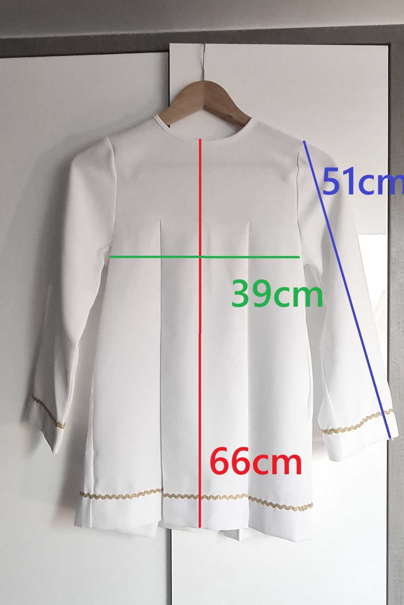 Alba komunijna chłopięca, Opus model Kacper, długość 66cm