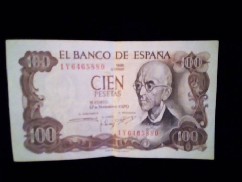 Nota de 100 pesetas