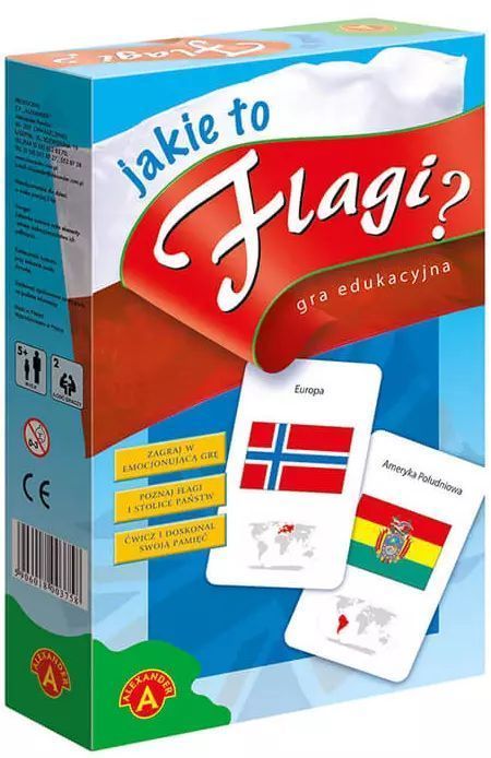 Jakie to flagi? Gra edukacyjna. Alexander