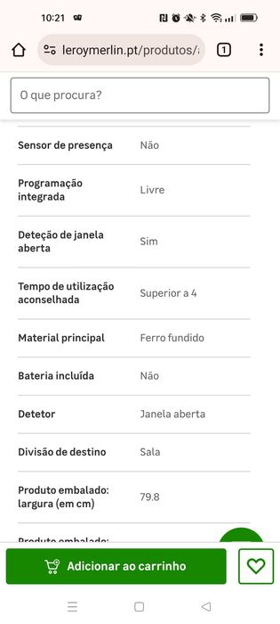 Aquecedor ferro fundido Atlantic 150ow