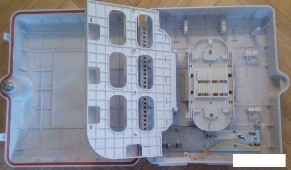 Mufa Światłowodowa Tracom fttx mdu e48 uncut port patch pane