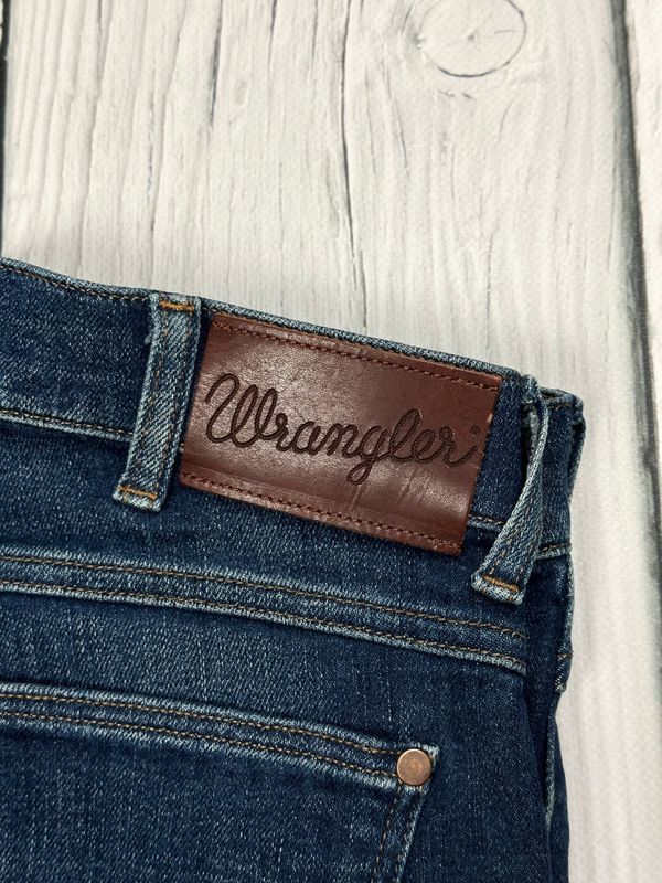 Wrangler Larston Jeansy Slim Fit Męskie Spodnie Stretch Logo W30 L32