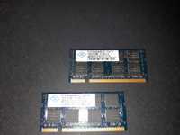 Memórias RAM 2x1 GB