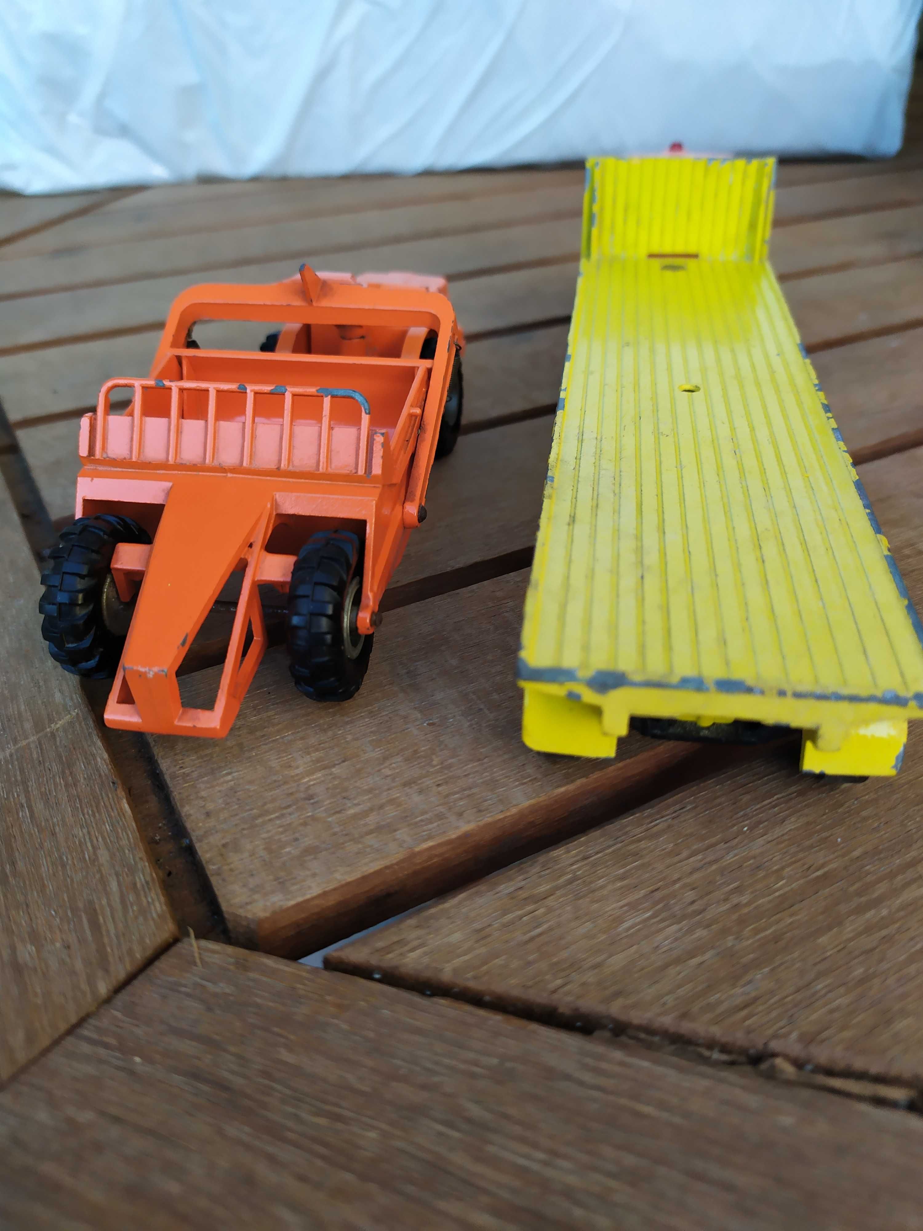 Matchbox x2 Allis Chalmers 260 Scraper e 1 Camião Ford Trailer 1961/71