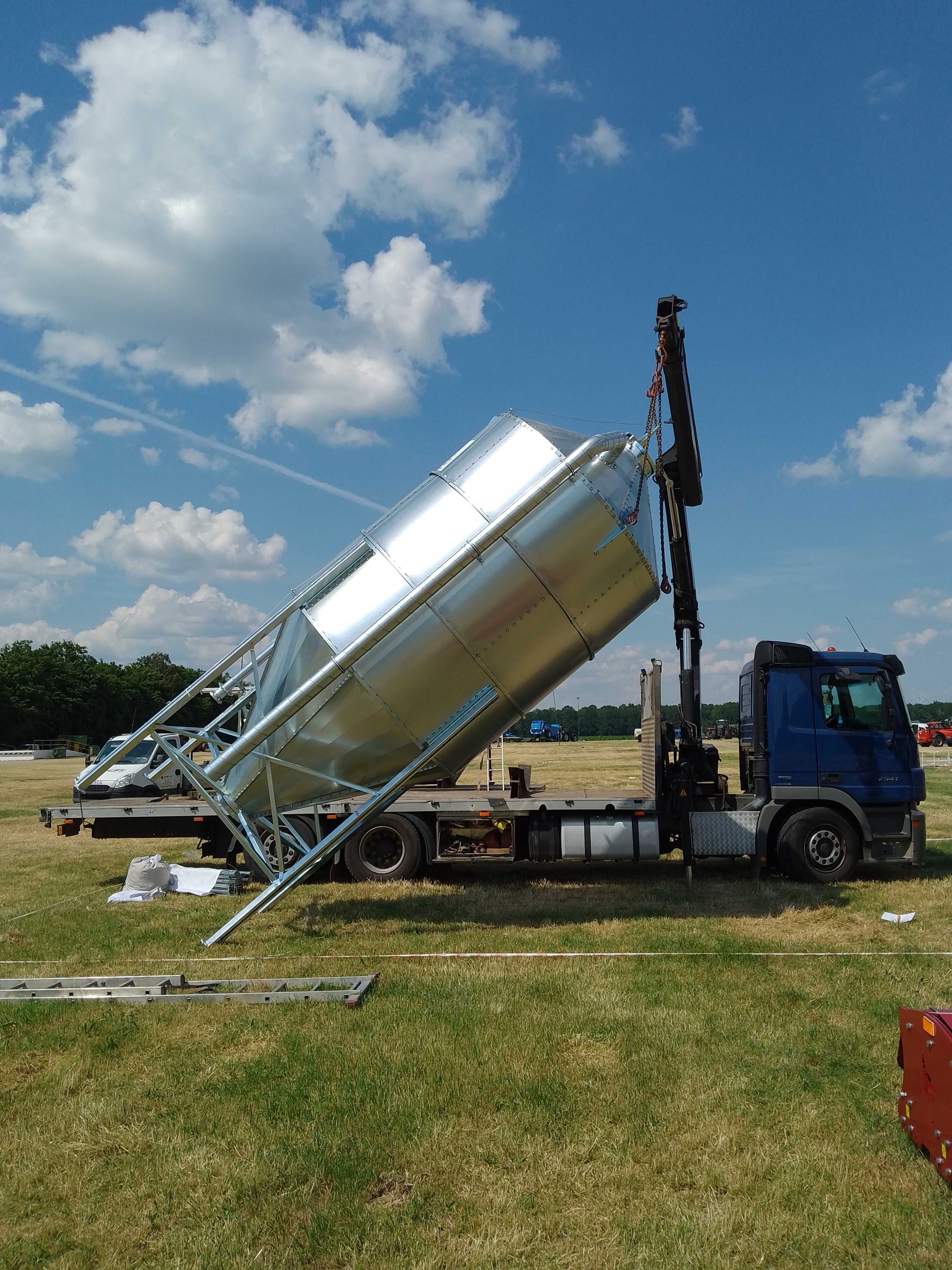 Silos zbożowy 6/15/18/20/25/30/34ton zbiornik pasze