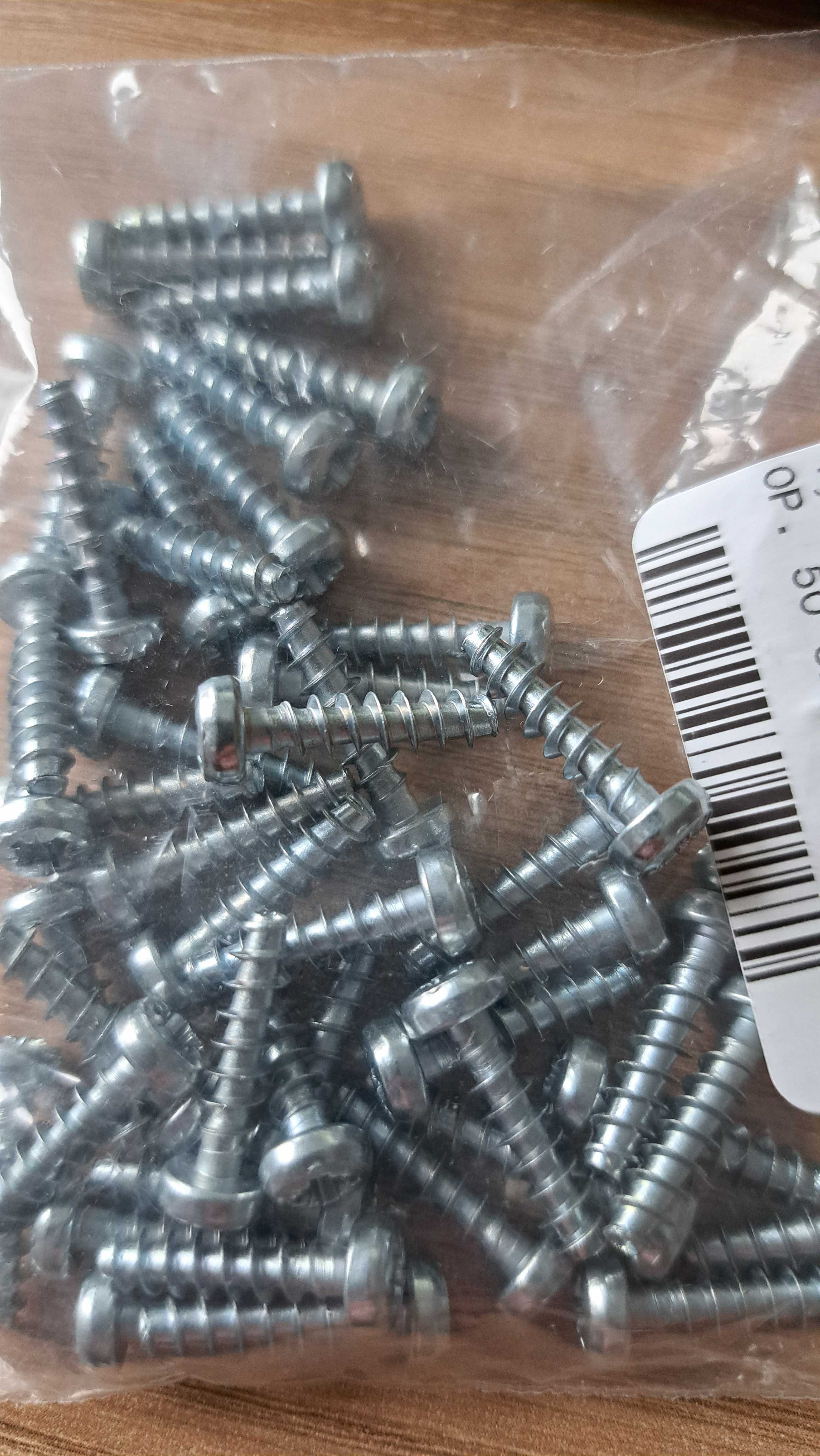 Wkręty śruby do plastiku, tworzyw 45szt PZ 4x16