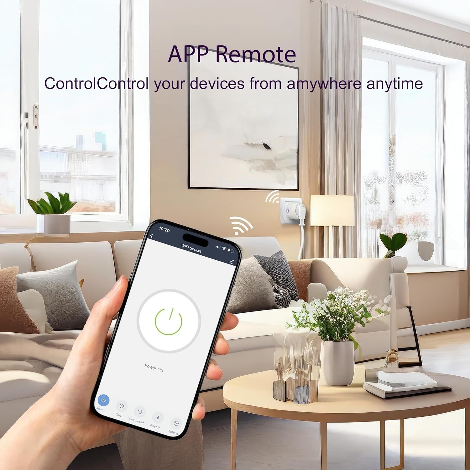 Gniazdko wi-fi UCOMEN Smart Home inteligentne 4 sztuki Tuya
